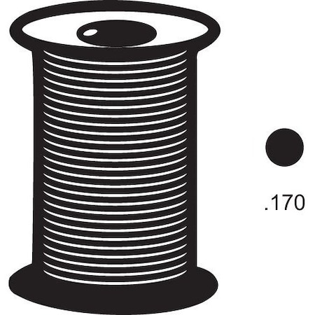 Strybuc .170 Solid Spline Foam Black 66-31